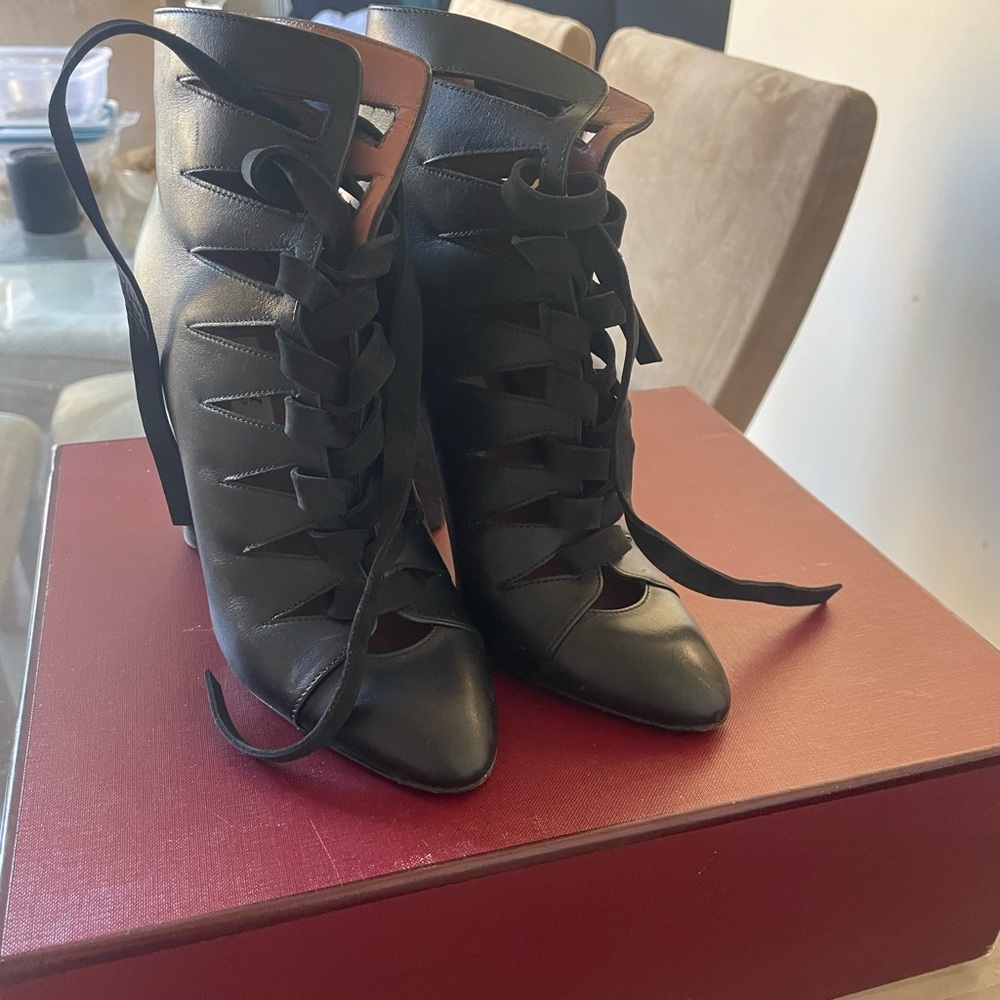 Bally Lace Boots